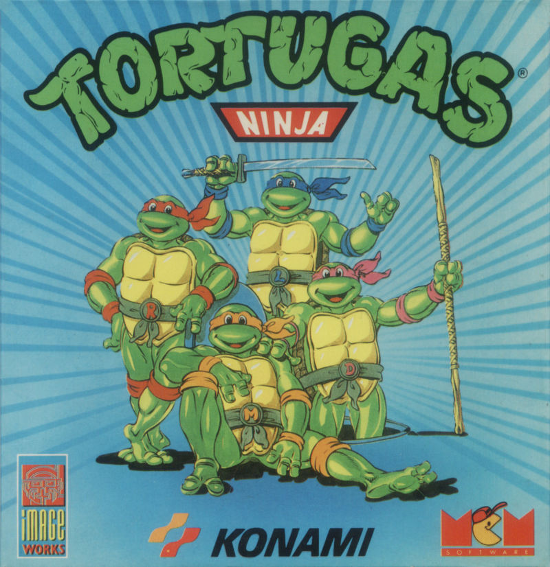 Teenage Mutant Hero Turtles — box-2D (SP)