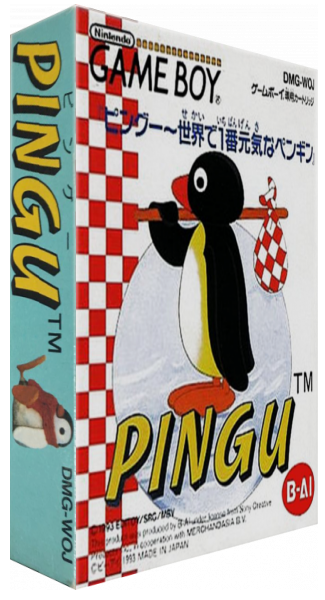 Pingu - Sekai De 1ban Genki Na Penguin — box-3D (JP)