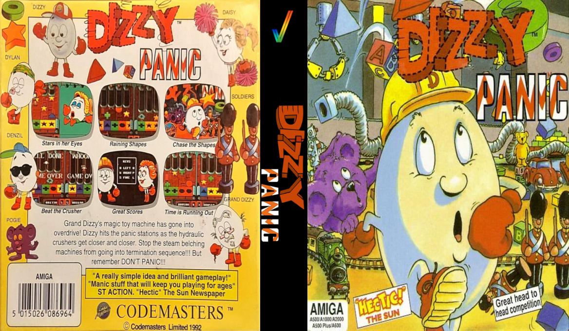 Dizzy Panic — box-texture (EU)