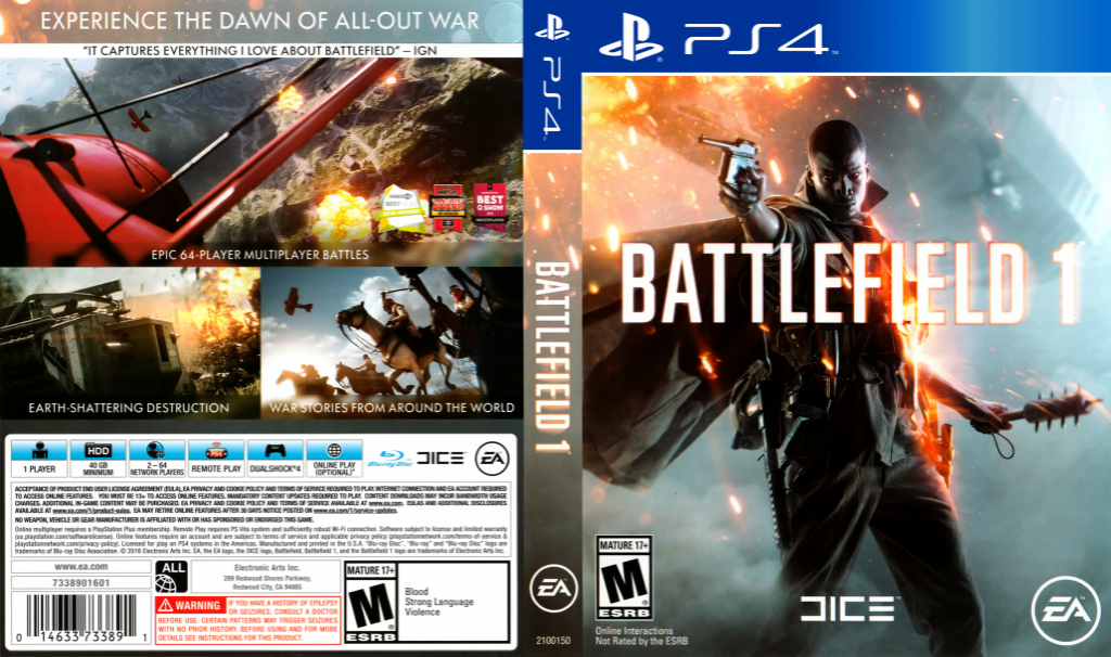 Battlefield 1 — box-texture (US)