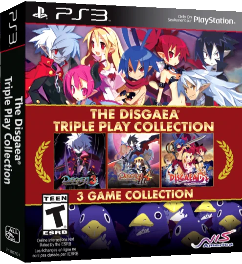 Disgaea Triple Play Collection, The — box-3D (CA)