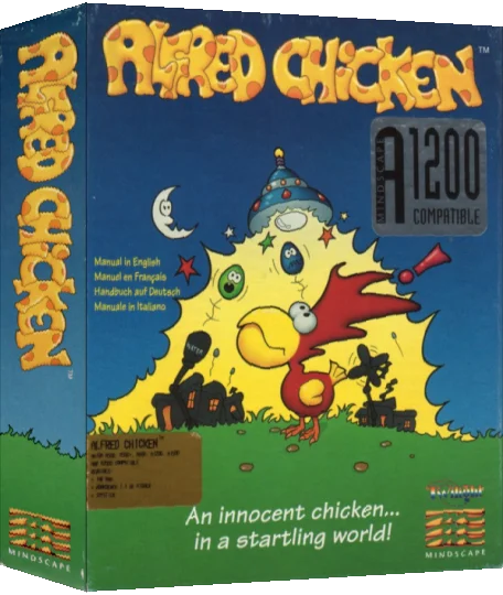Alfred Chicken — box-3D (EU)