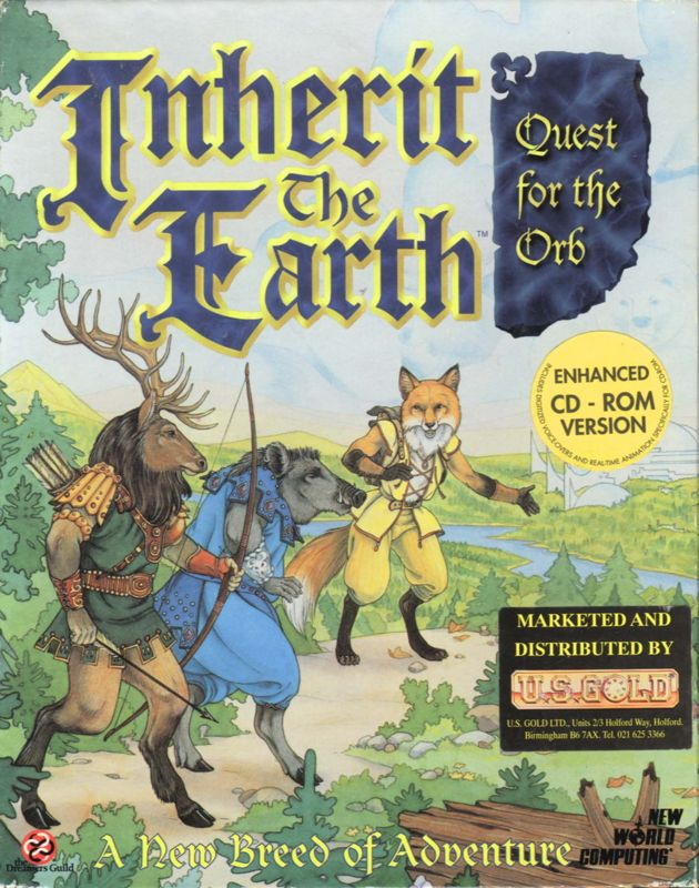 Inherit The Earth - Quest For The Orb — box-2D (EU)