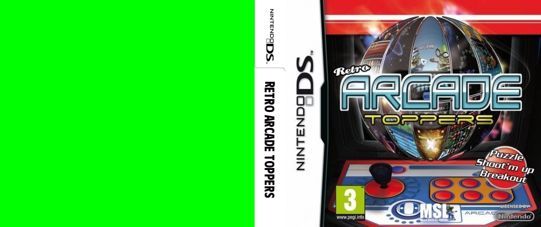Retro Arcade Toppers — box-texture (EU)