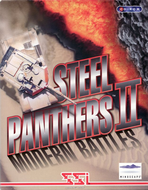 Steel Panthers 2 - Modern Battles — box-2D (EU)