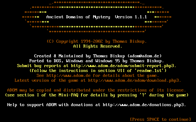 Ancient Domains of Mystery — sstitle (WOR)