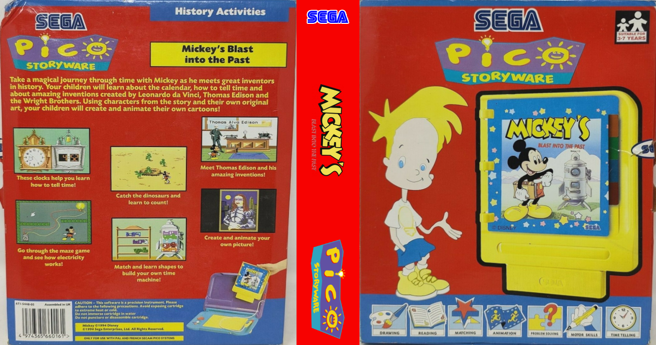 Mickey's Blast into the Past — box-texture (EU)