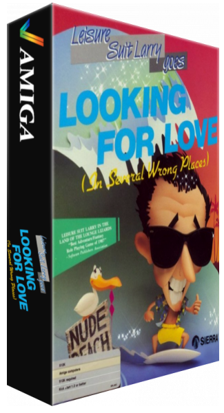 Leisure Suit Larry II - Leisure Suit Larry goes Looking for Love — box-3D (WOR)