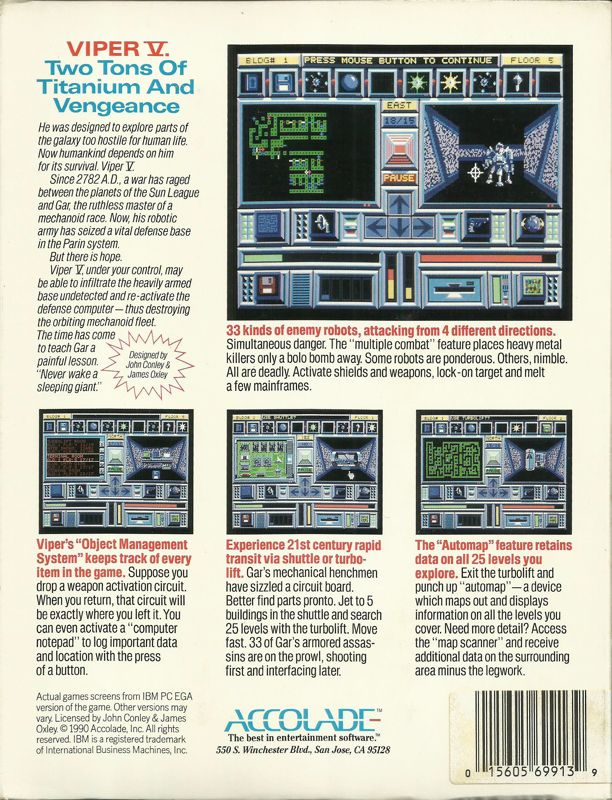 Day Of The Viper — box-2D-back (US)