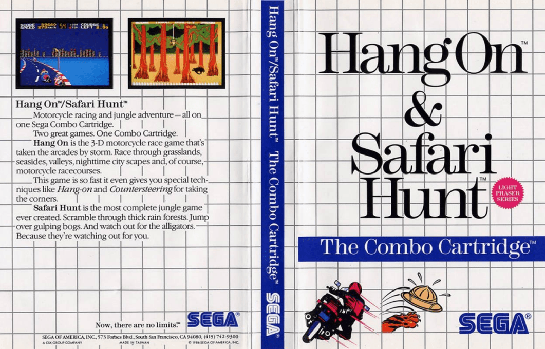 Hang On & Safari Hunt — box-texture (US)