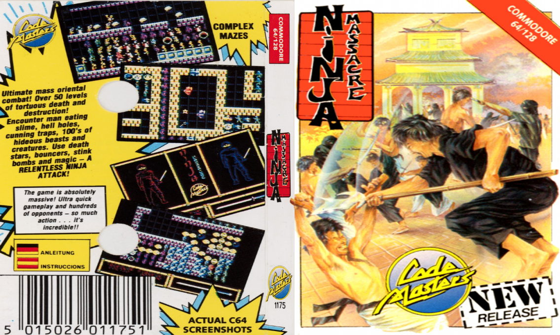 Ninja Massacre — box-texture (EU)