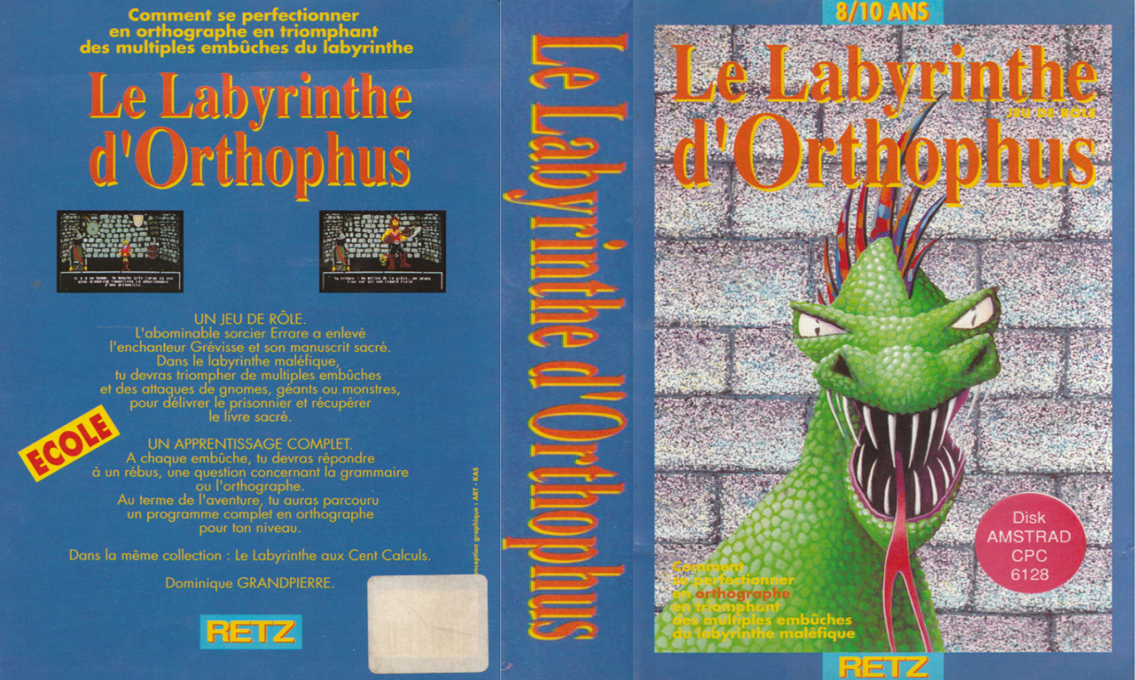 Labyrinthe D'Orthophus, Le — box-texture (FR)
