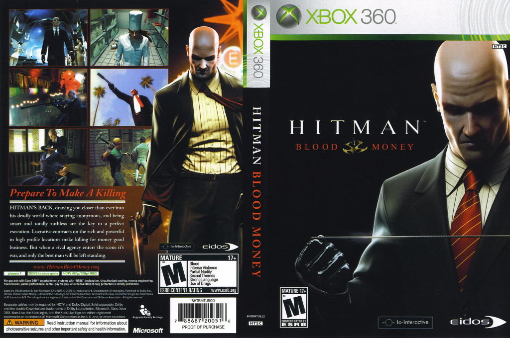 Hitman - Blood Money — box-texture (US)