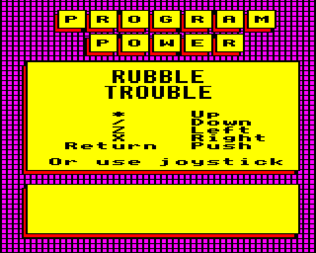 Rubble Trouble — sstitle (WOR)