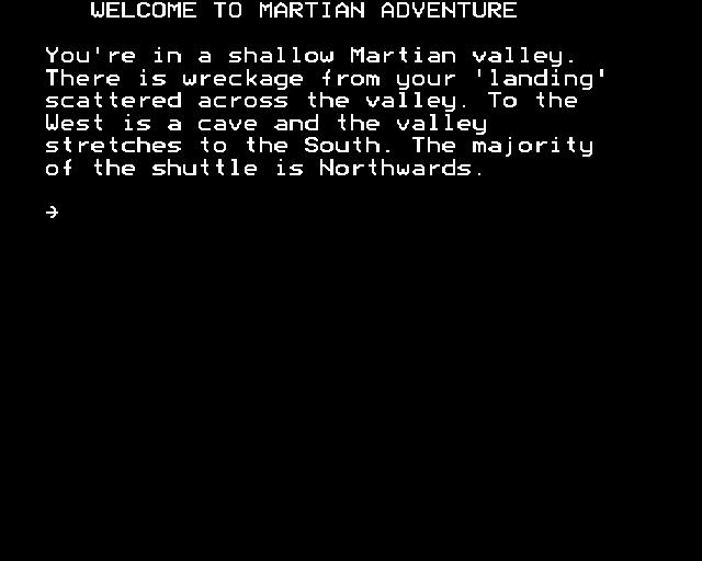 Martian Adventure — ss (EU)