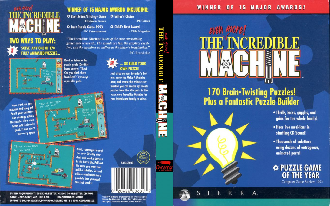 Even More Incredible Machine, The — box-texture (US)