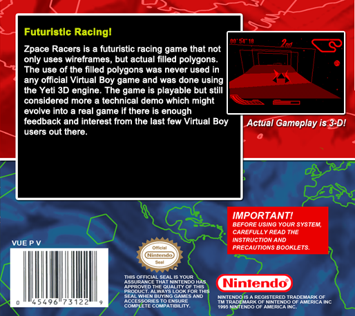 Zpace Racers — box-2D-back (US)