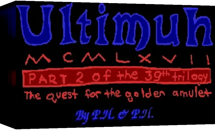 Ultimuh Mcmlxvii : Part 2 Of The 39th Trilogy - The Quest For The Golden Amulet — box-3D (WOR)