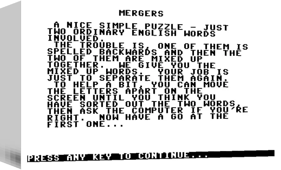 Mergers — box-3D (WOR)