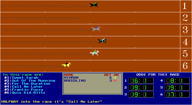 Race the Nags — ss (WOR)