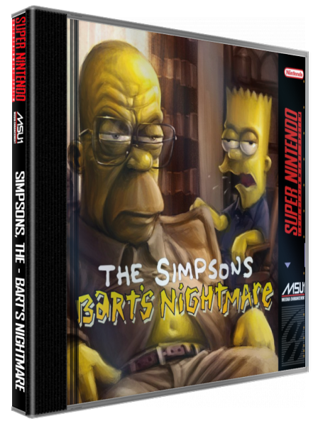 The Simpsons : Bart's Nightmare — box-3D (US)