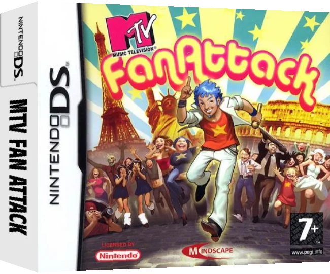 MTV Fan Attack — box-3D (EU)