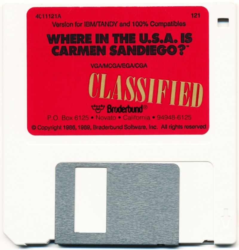 Where in the U.S.A. is Carmen Sandiego? Enhanced — support-2D (US)