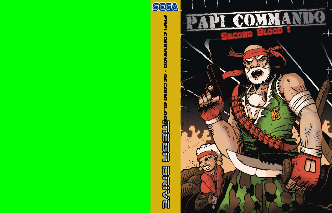 Papi Commando : Second Blood — box-texture (WOR)