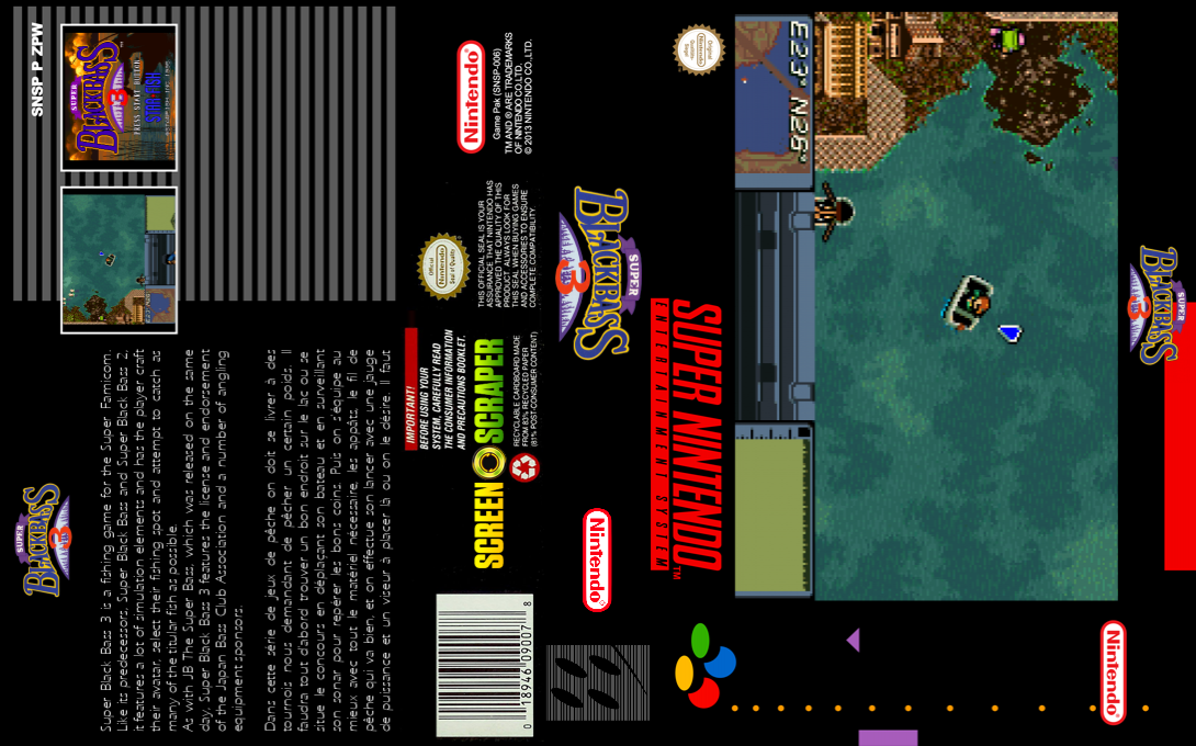 Super Black Bass 3 — box-texture (SS)