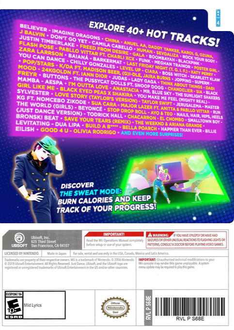 Just Dance 2022 — box-2D-back (US)