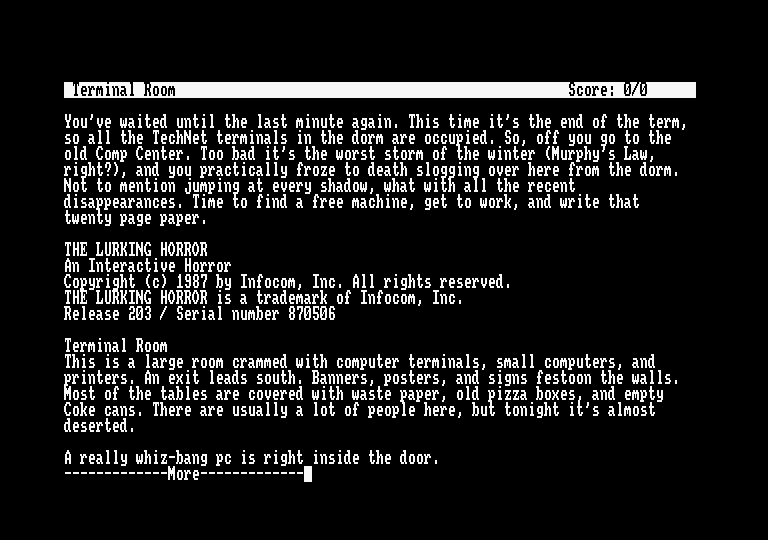 Lurking Horror, The — sstitle (EU)