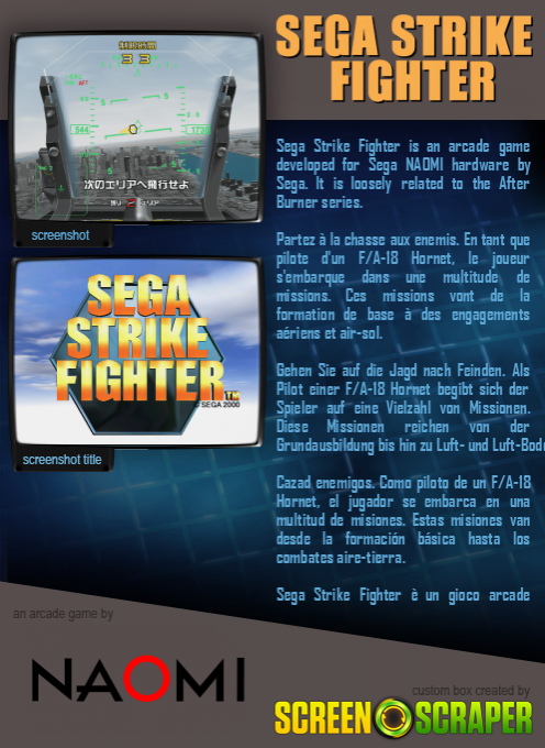 Sega Strike Fighter — box-2D-back (SS)