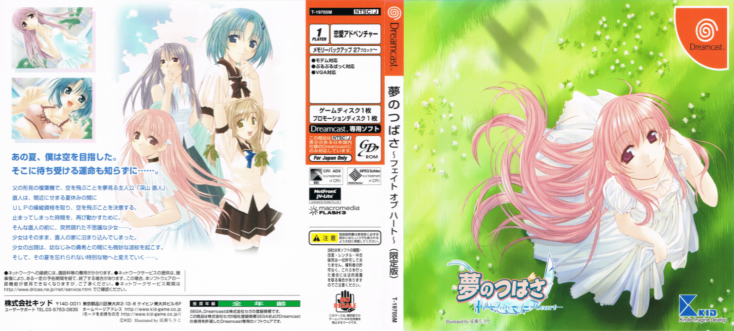 Yume no Tsubasa - Fate of Heart — box-texture (JP)