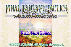 Final Fantasy Tactics Advance — sstitle (JP)