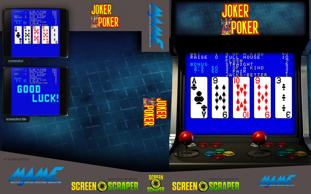 Bonanza Enterprises' Joker Poker — box-texture (SS)