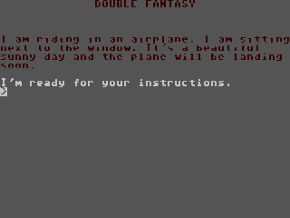 Double Fantasy — ss (WOR)