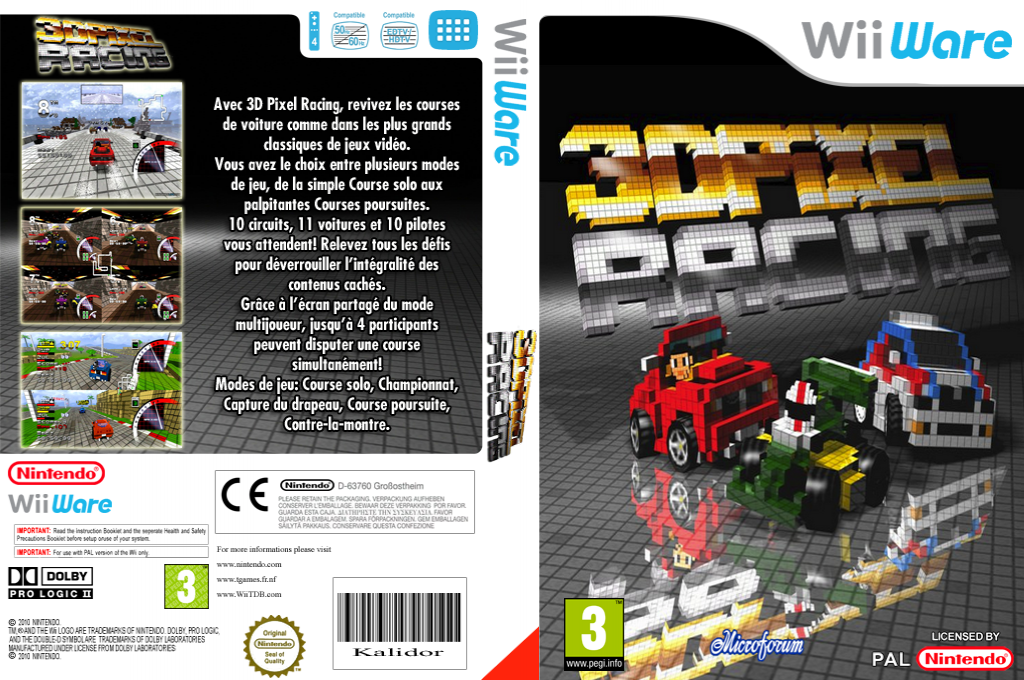 3d Pixel Racing — box-texture (FR)