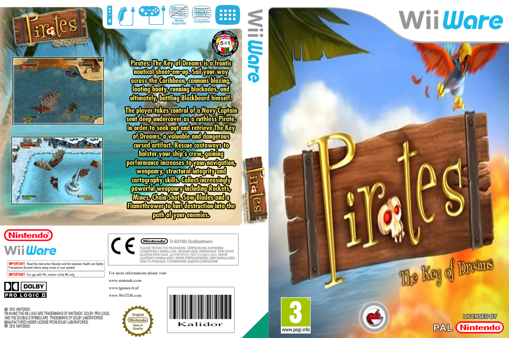 Pirates - The Key Of Dreams — box-texture (EU)
