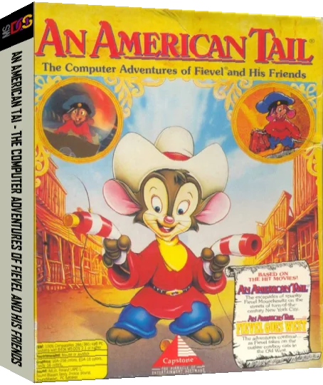 An American Tail - The Computer Adventures of Fievel and His Friends — box-3D (US)