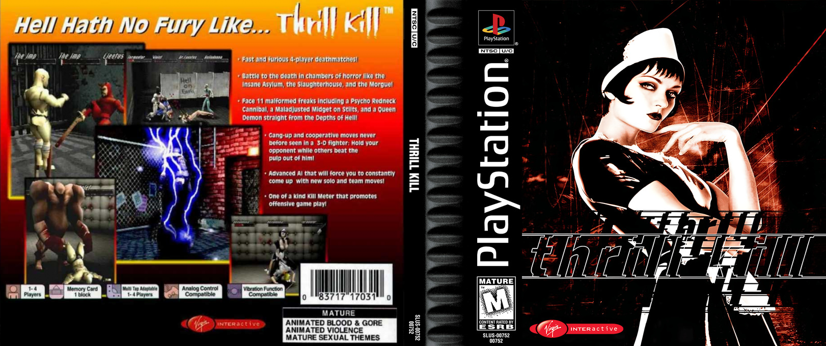 Thrill Kill — box-texture (US)