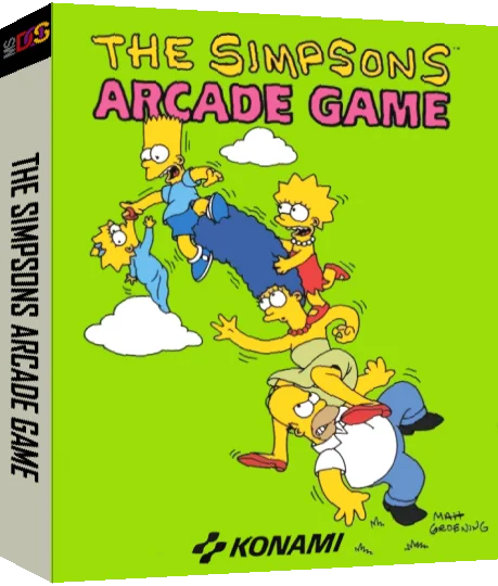 Simpsons Arcade Game, The — box-3D (US)