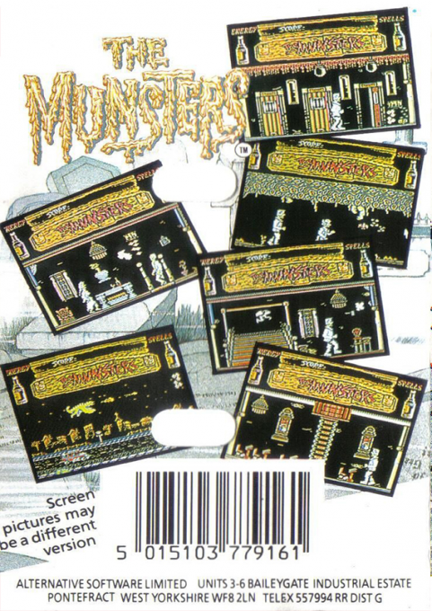 Munsters, The — box-2D-back (EU)