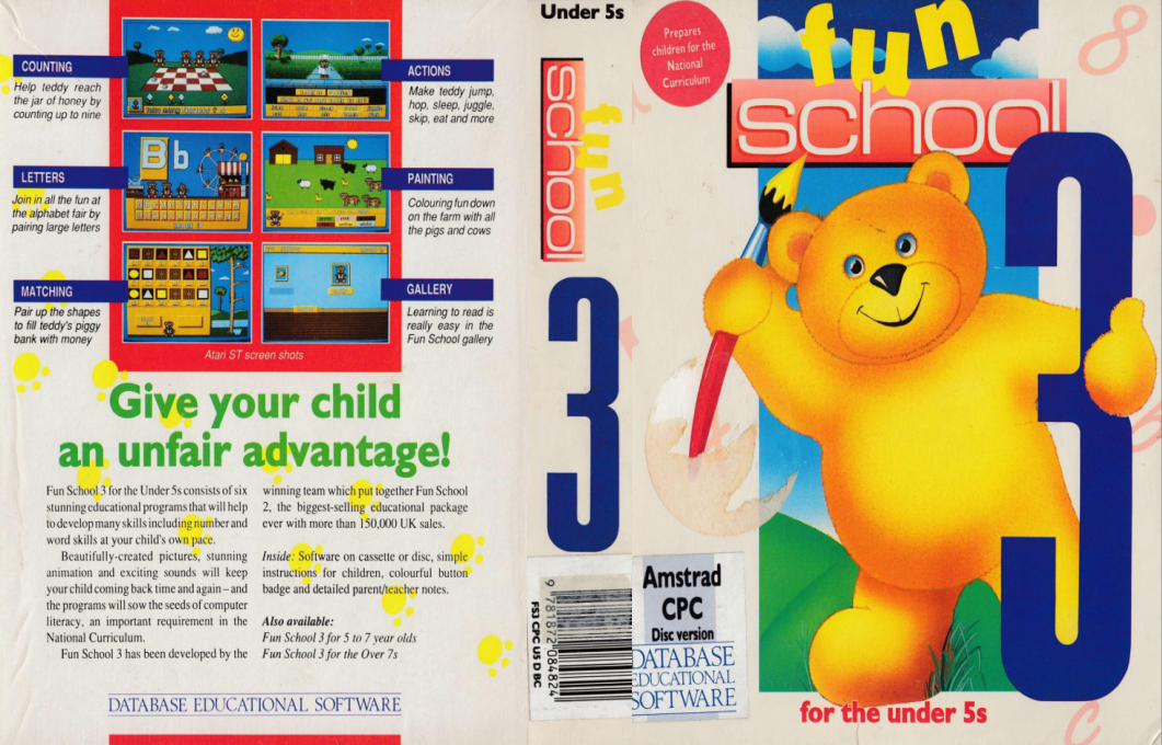 Fun School 3 - For Under 5s — box-texture (EU)