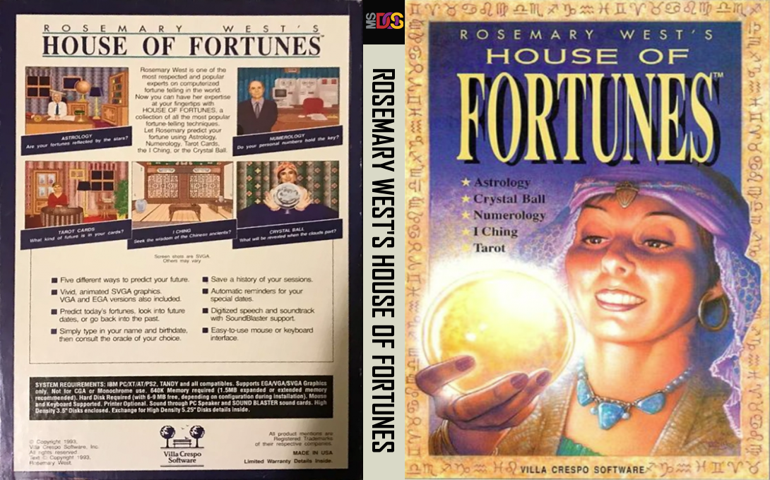 Rosemary West's House Of Fortunes — box-texture (US)