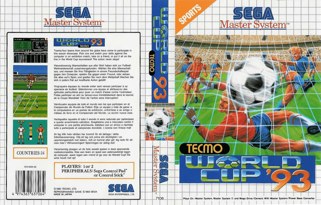 Tecmo World Cup '93 — box-texture (EU)
