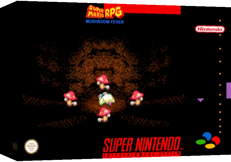Super Mario RPG : Mushroom Fever — box-3D (SS)