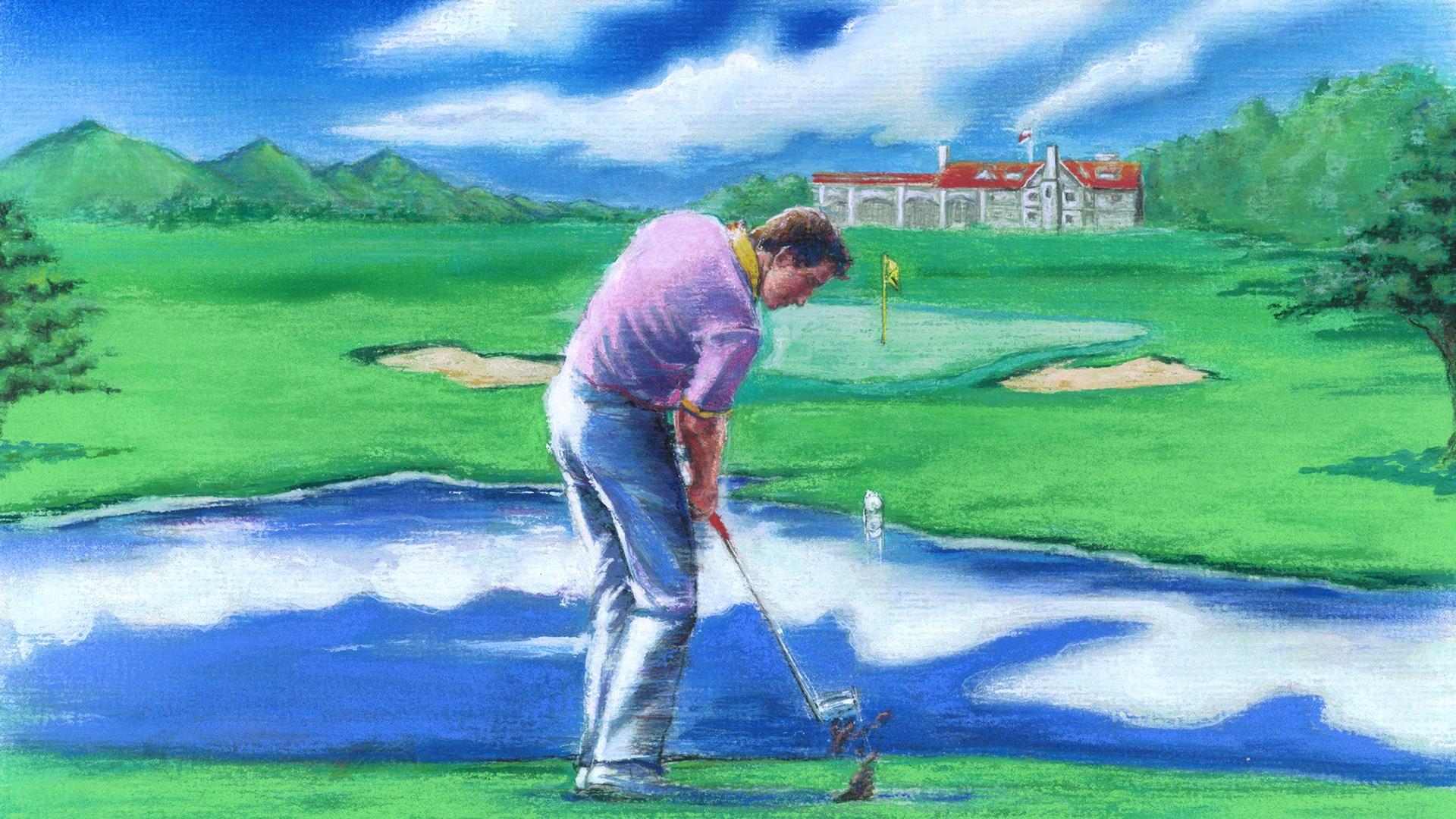 Aca Neogeo Top Player's Golf — fanart