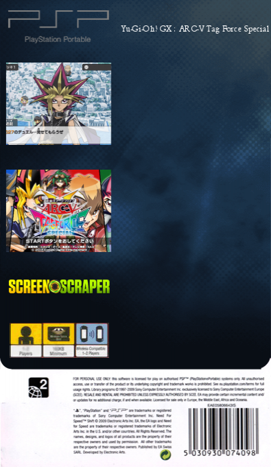 Yu-Gi-Oh! GX - ARC-V Tag Force Special — box-2D-back (SS)