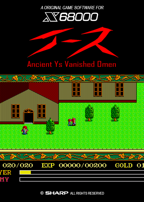 Ys 1 Ancient Ys Vanished Omen — box-2D (SS)