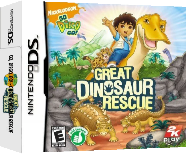 Go, Diego, Go! - Great Dinosaur Rescue — box-3D (US)
